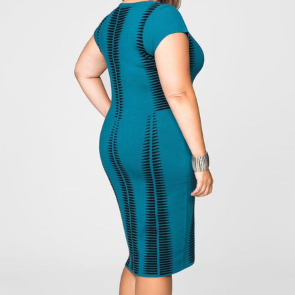 **SOLD**  BODYCON SWEATER DRESS - Picture 2 of 5